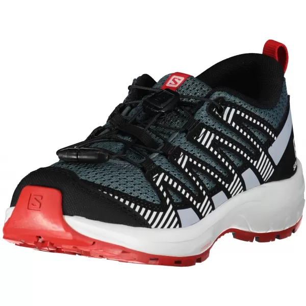  Kinderschuhe SALOMON XA PRO V8 J L41613700 GRAU/BLAU/ROT 