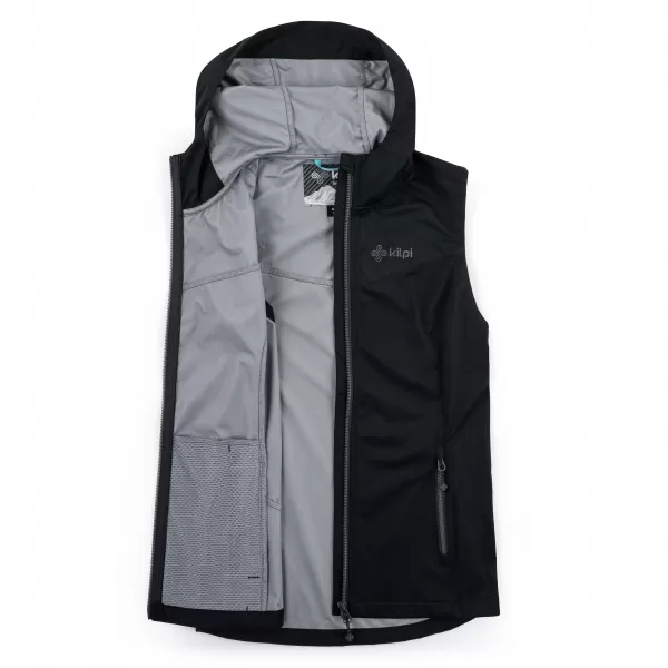  Softshellweste für Damen KILPI MONILEA-W RL0107KI SCHWARZ 