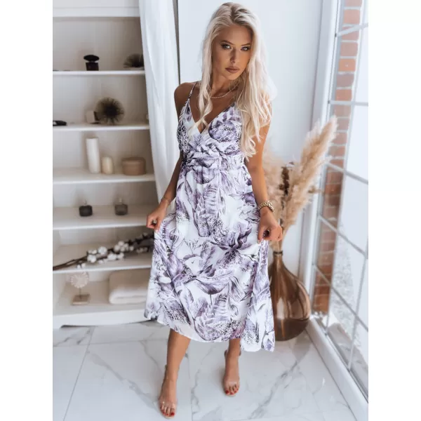  Kleid DSTREET CHANTELE EY1823z WEIß -VIOLETT 