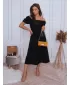 Kleid DSTREET EY1786 SCHWARZ