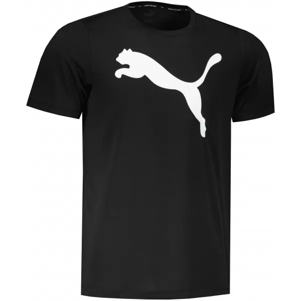  Herren-T-Shirt PUMA ACTIVE BIG LOGO TEE 586724-01 SCHWARZ 