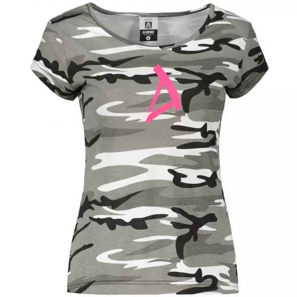  Damen-T-Shirt ALTISPORT ALW002C122 TARNGRAU/ROSA 