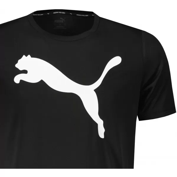  Herren-T-Shirt PUMA ACTIVE BIG LOGO TEE 586724-01 SCHWARZ 