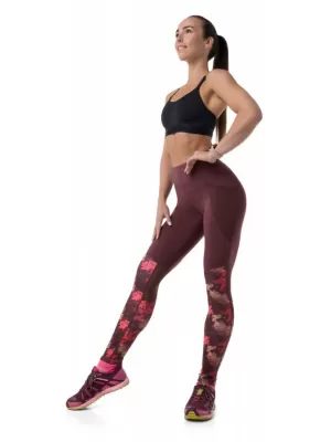 Leggings für Damen KILPI LIGANO-W RL0212KI DUNKELROT