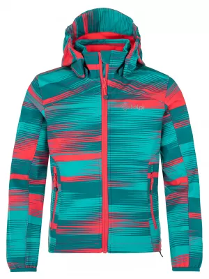 Softshelljacke für Mädchen KILPI RAVIA-J RJ0515KI TÜRKIS