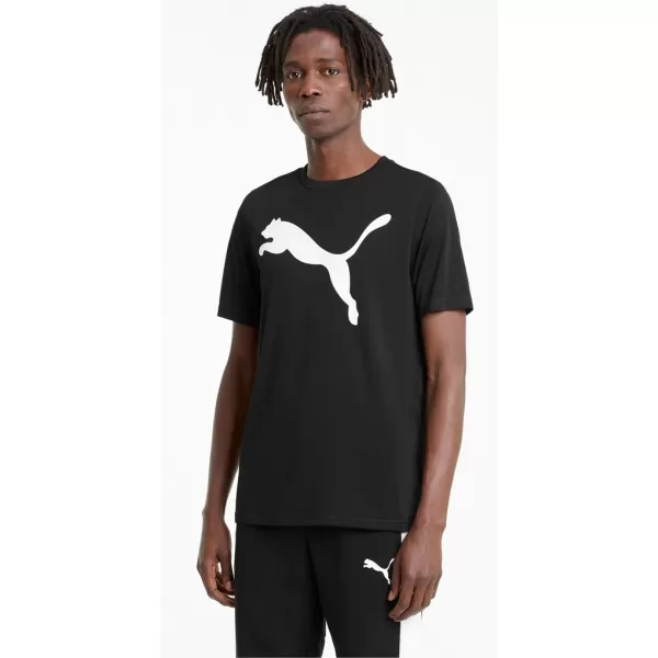  Herren-T-Shirt PUMA ACTIVE BIG LOGO TEE 586724-01 SCHWARZ 