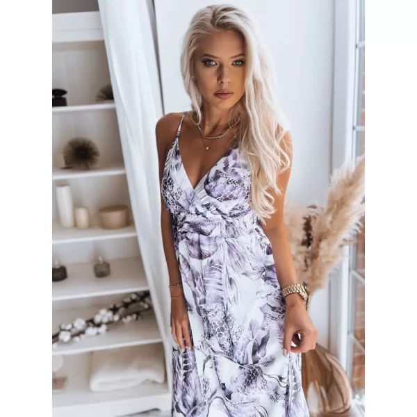  Kleid DSTREET CHANTELE EY1823z WEIß -VIOLETT 