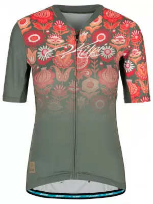 Damen-Radtrikot KILPI ORETI-W RL0327KI KHAKI