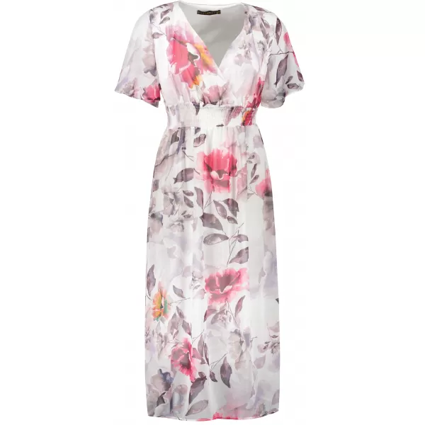  Kleid DSTREET EY1776 WEIß/ROSA 