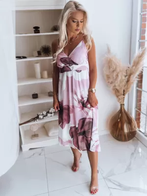 Kleid DSTREET CHANTELE EY1820z WEIß -PINK