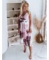 Kleid DSTREET CHANTELE EY1820z WEIß -PINK