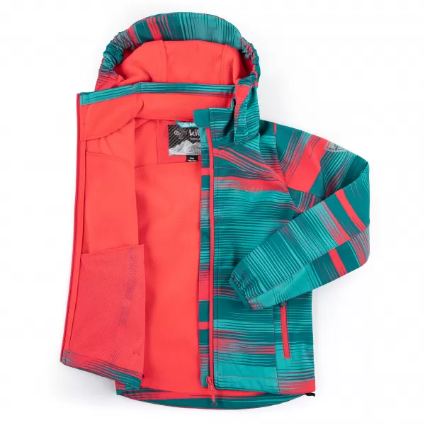 Softshelljacke für Mädchen KILPI RAVIA-J RJ0515KI TÜRKIS 