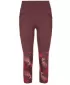 3/4-Leggings für Damen KILPI SOLAS-W RL0213KI DUNKELROT