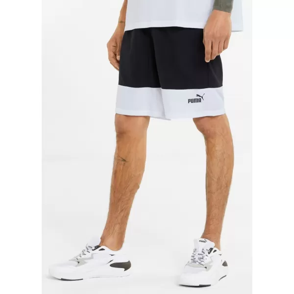  Herrenshorts PUMA POWER COLORBLOCK WOVEN SHORTS 9 848819-01 SCHWARZ 