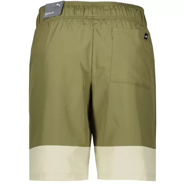 Herrenshorts PUMA POWER COLORBLOCK WOVEN SHORTS 9 848819-32 GRÜN 