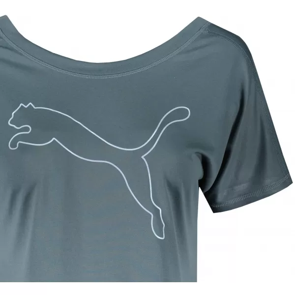  Damen-T-Shirt PUMA TRAIN FAVORITE JERSEY CAT TEE 520260-42 GRAU 