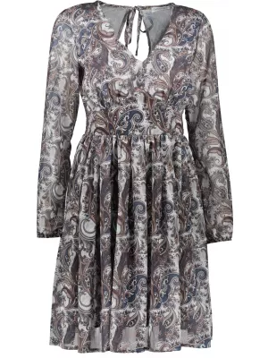 Kleid NUMOCO 357-1 BLAU/BEIGE