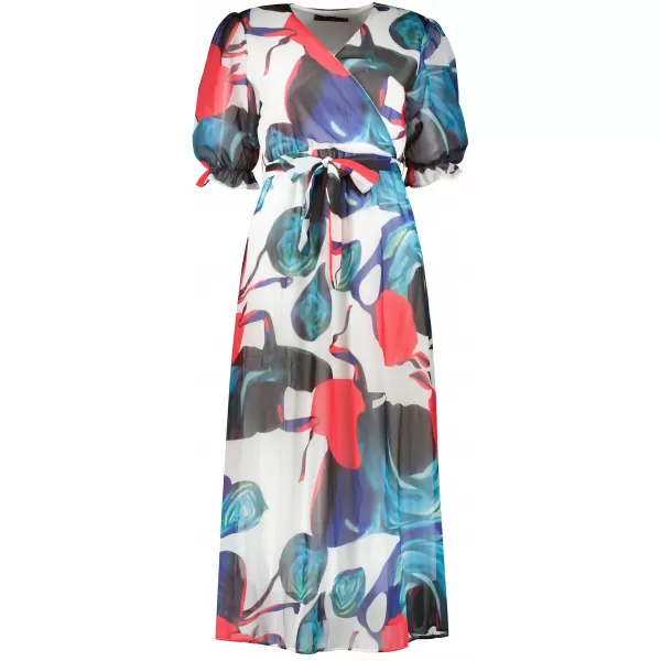  Kleid DSTREET EY1869 WEIß/BLAU 