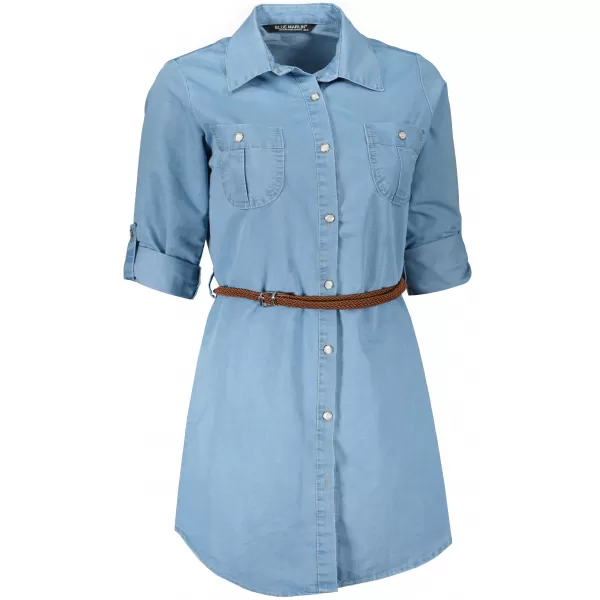  Kleid DSTREET EY2106 HELLBLAU 