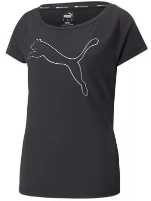 Damen-T-Shirt PUMA TRAIN FAV JERSEY CAT TEE 522420-01 SCHWARZ