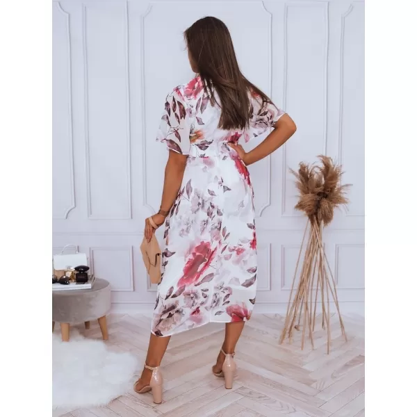  Kleid DSTREET EY1776 WEIß/ROSA 