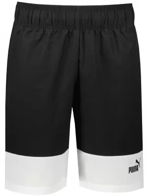 Herrenshorts PUMA POWER COLORBLOCK WOVEN SHORTS 9 848819-01 SCHWARZ