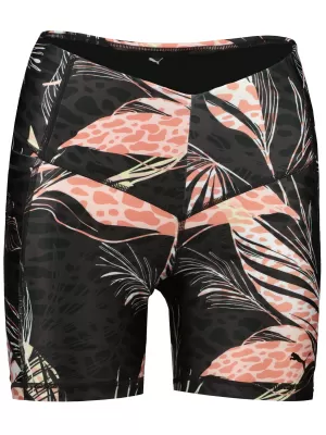 Damen-Shorts PUMA TRAIN TREND AOP EVERSCULPT HIGH WAIST 5 TIGHT SHORT 521610-01 SCHWARZ