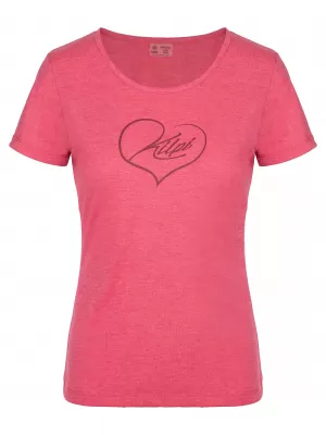 Funktions-T-Shirt für Damen KILPI GAROVE-W RL0303KI ROSA