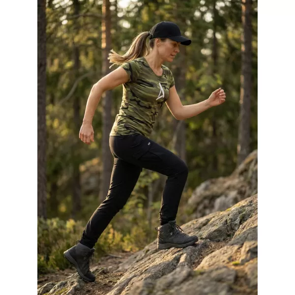  Damen-T-Shirt ALTISPORT ALW002C122 TARNGRÜN/WEIß 