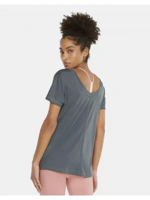Damen-T-Shirt PUMA TRAIN FAVORITE JERSEY CAT TEE 520260-42 GRAU