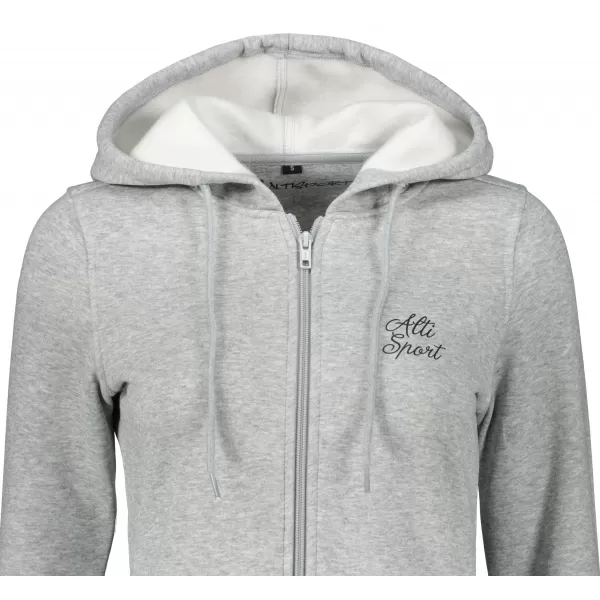  Erweitertes Damen-Sweatshirt ALTISPORT BYB/ALW056BY148 HELLGRAUE HIGHLIGHTS 