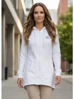 Erweitertes Damen-Sweatshirt ALTISPORT BYB/ALW056BY148 WEIß