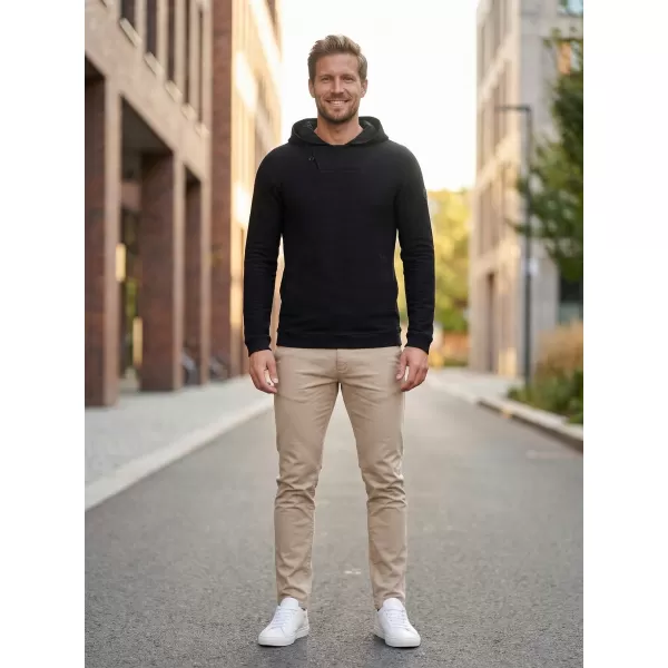  Herren-Sweatshirt KIXMI ORICK SCHWARZ 