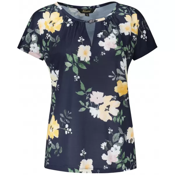  Damen-T-Shirt KIXMI ORNELLA DUNKELBLAU 