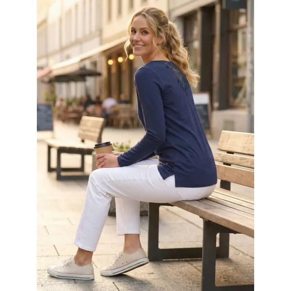  Damen-T-Shirt KIXMI OLIMPIE DUNKELBLAU 
