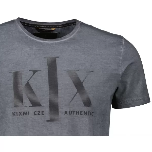  Herren-T-Shirt KIXMI OLWEN DUNKELGRAU 