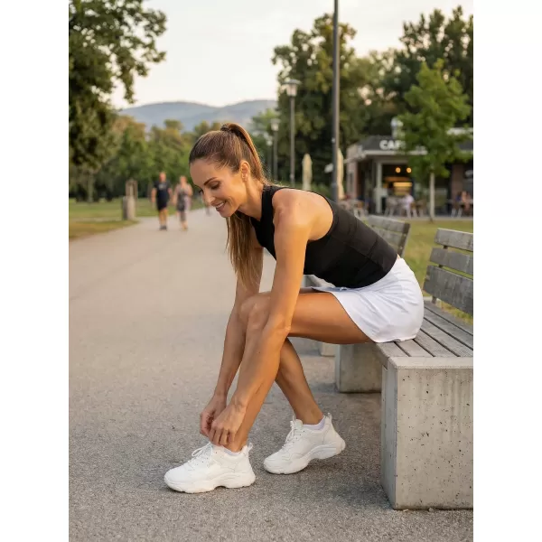  Damen-Tanktop ALTISPORT BYB/ALW056BY134 SCHWARZ UND WEIß 