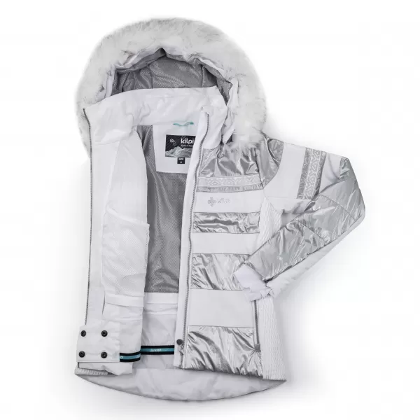  Damen-Skijacke KILPI DALILA-W SL0133KI WEIß 