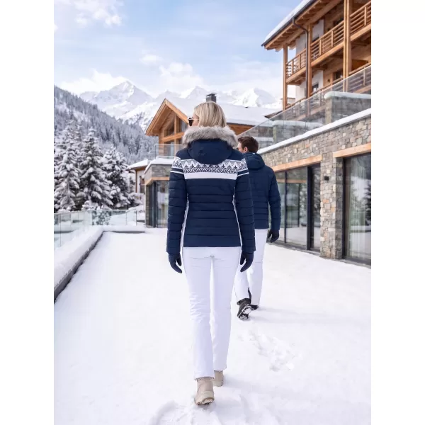 Winterjacke für Damen KIXMI OMAIRA DUNKELBLAU 