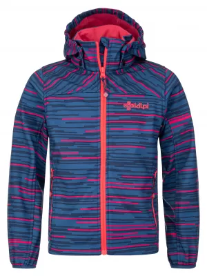 Softshelljacke für Mädchen KILPI RAVIA-JG SJ0155KI DUNKELBLAU