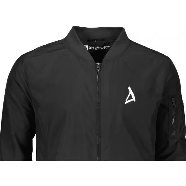  Bomberjacke für Herren ALTISPORT BYB/ALM002BY045 SCHWARZ UND WEIß 