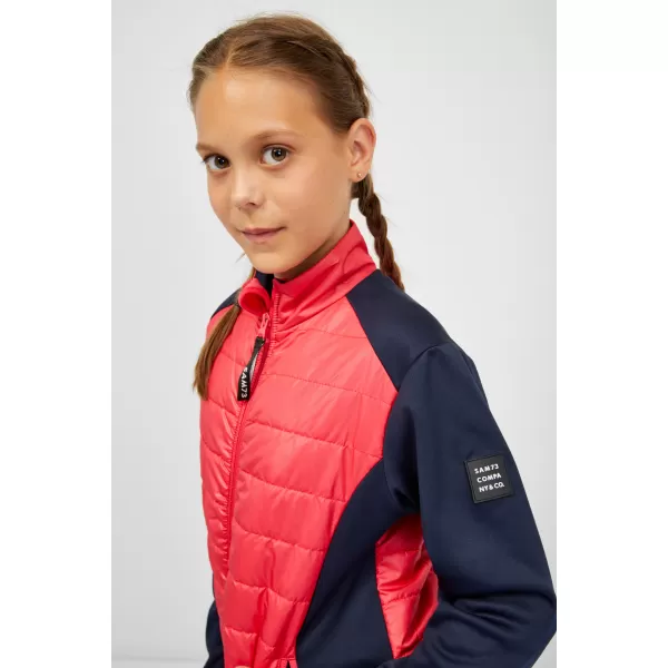  Kinder-Sweatshirt SAM 73 NURIA KM 500 LEUCHTEND ROSA 
