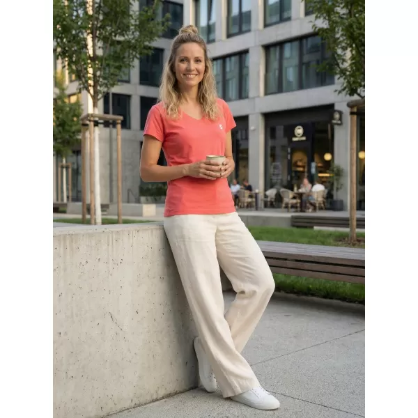  Damen-T-Shirt SAM 73 LUMIEL WT 873 LEUCHTEND ROSA 