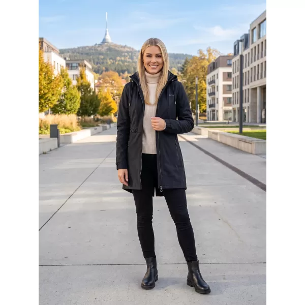 Softshell-Mantel für Damen KIXMI ORLENA SCHWARZ 
