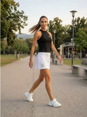 Damen-Tanktop ALTISPORT BYB/ALW056BY134 SCHWARZ UND WEIß