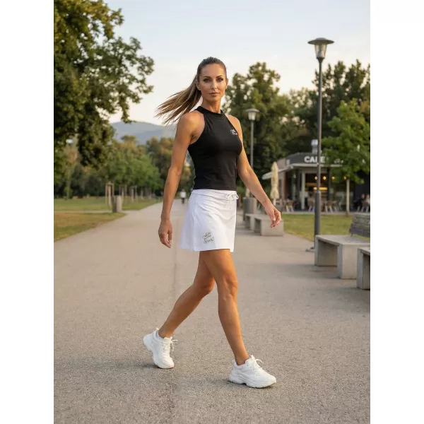  Damen-Tanktop ALTISPORT BYB/ALW056BY134 SCHWARZ UND WEIß 