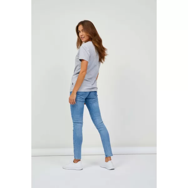  Damen-T-Shirt SAM 73 LUMIEL WT 873 HELLGRAU 
