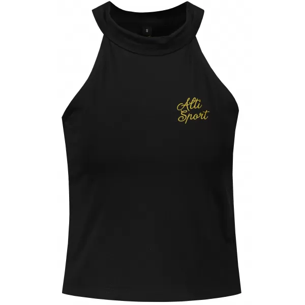  Damen-Tanktop ALTISPORT BYB/ALW056BY134 SCHWARZ UND GOLD 