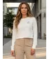Crop-Top-Sweatshirt für Damen ALTISPORT BYB/ALW056BY131 WEIß
