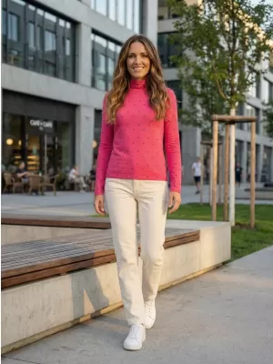 Damen-T-Shirt ALTISPORT LUWEDA LTSY943 DUNKELPINK